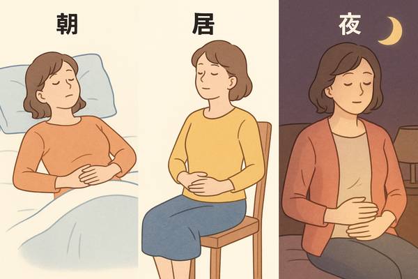 横隔膜を押し下げろ!1:2呼吸で腸を波打たせる3分ルール