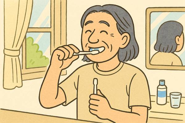歯磨きで便秘解消 ― 咀嚼が腸にもたらす刺激習慣