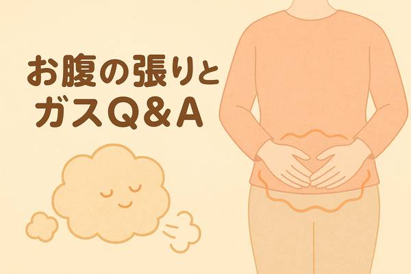 ガス腹と張りQ&A ―「おならが止まらない」「お腹だけぽっこり」20の悩みに答えます